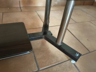 Mueble bar vintage madera y metal
