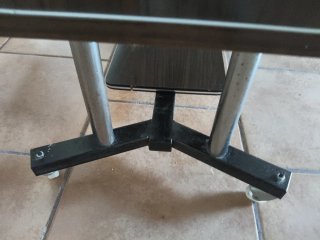 Mueble bar vintage madera y metal