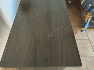 Mueble bar vintage madera y metal