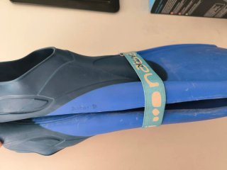 Aletas Natación Trainfin Azul