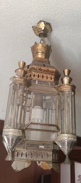 Farol Granadino Oro y Plata