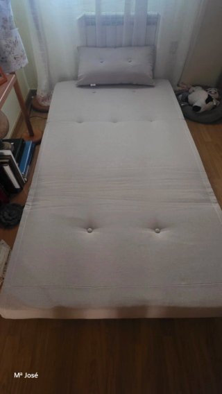Sillón Cama Beige 100x190