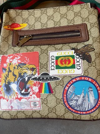 Bolso Gucci Hombre Marrón Multicolor