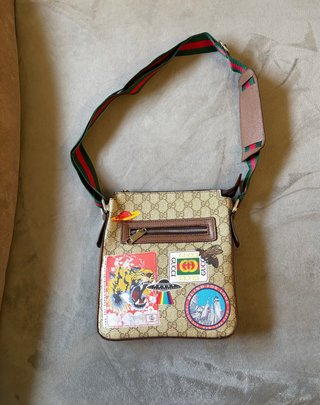 Bolso Gucci Hombre Marrón Multicolor