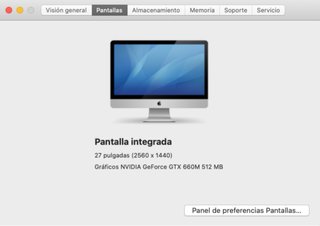 iMac 27 2012 Plata