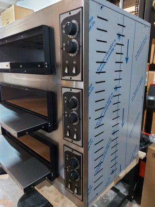 HORNO ELECTRICO PARA 1+1+1 PIZZAS DE 45CM
