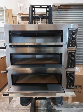 HORNO ELECTRICO PARA 1+1+1 PIZZAS DE 45CM