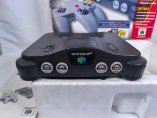 Nintendo 64 Consola Negra/Gris Completa