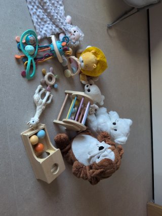 Lote Juguetes Bebé Peluches y Sonajeros
