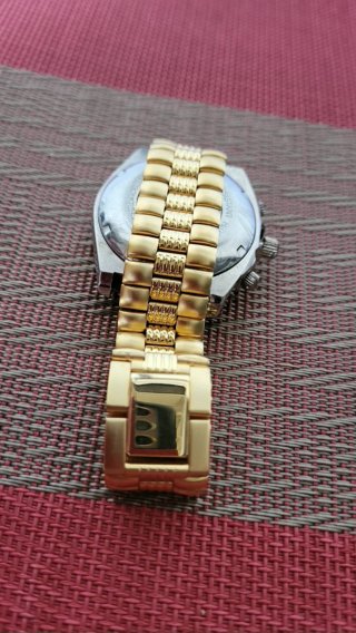 Reloj Breitling Cronógrafo Dorado y Azul