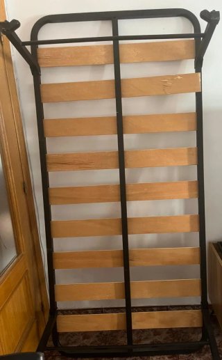 Cama nido canapé 105cm roja y negra