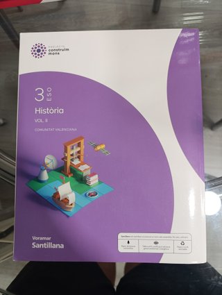 Libro Història 3 ESO Voramar Santillana