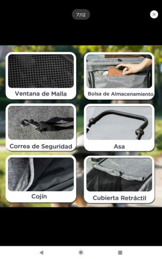 Cochecito Plegable para Mascotas