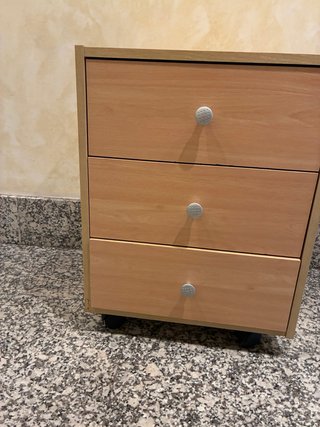 Cajonera de madera 3 cajones