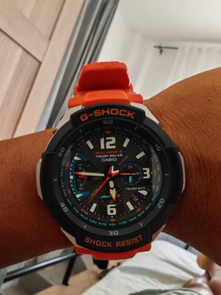 Casio G-Shock Gravitymaster Reloj Naranja Negro