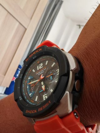 Casio G-Shock Gravitymaster Reloj Naranja Negro