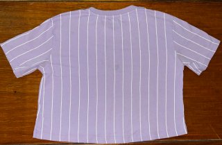 Camiseta Karl Kani rayas lila Talla XS