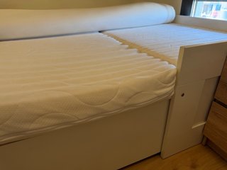 Cama nido blanca Ikea con cajones