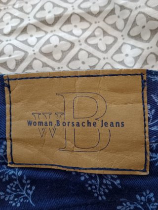 Pantalones Borsache Jeans Mujer Talla M Estampado