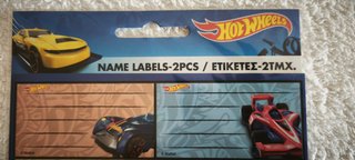 Pack de 16 Etiquetas Autocolantes Hot Wheels