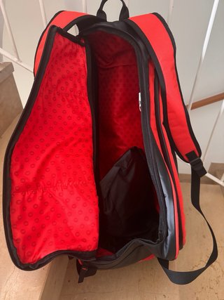 Paletero Padel Rossignol Negro/Rojo