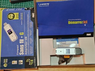 Adaptador USB WiFi Linksys WUSB54GC