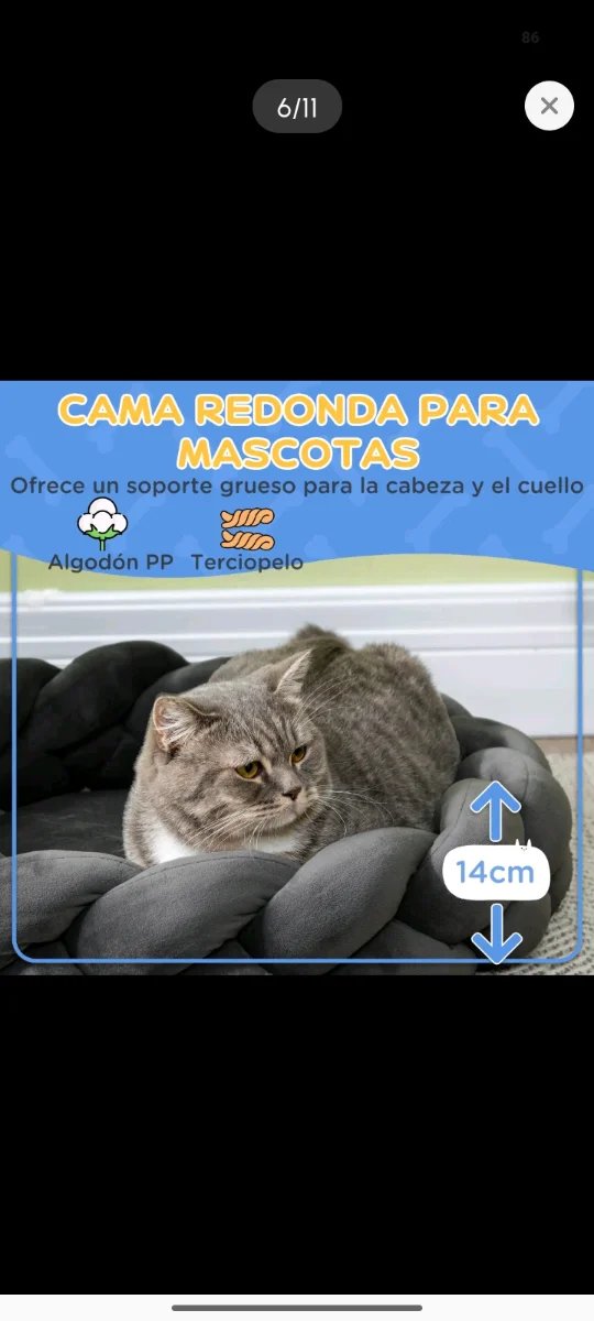 Cama trenzada para gato/perro pequeño
