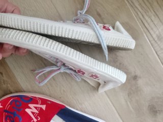 Lote 3 zapatillas tipo merceditas