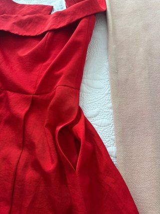 Vestido fiesta Pedro del Hierro rojo