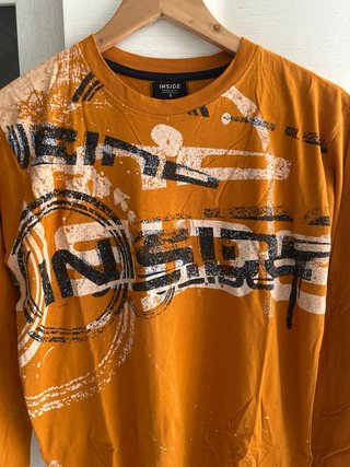 Camiseta juvenil manga larga