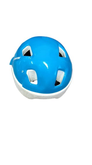 Casco Bici Bimbo B'Twin Azzurro 48-52cm