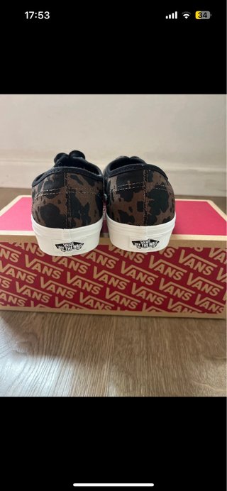 Zapatillas Vans Talla 38.5 Estampado Animal