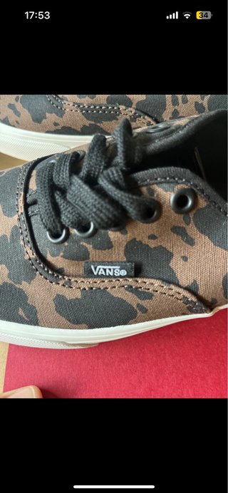 Zapatillas Vans Talla 38.5 Estampado Animal