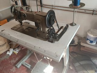 Máquina coser triple arrastre industrial