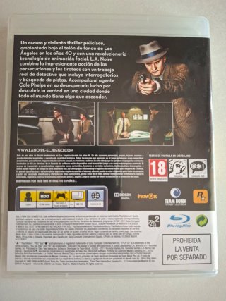 PS3 L.A. Noire Rockstar Games