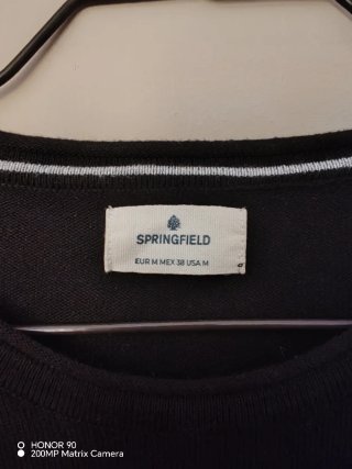 Jersey Springfield Negro Talla M