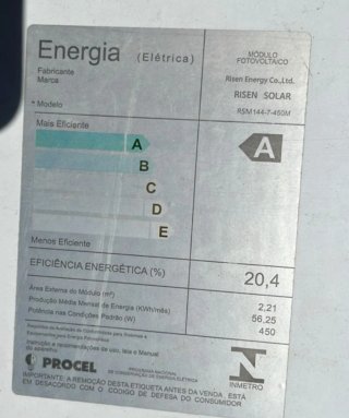 2 Paneles Solares Risen RSM144-7-450M