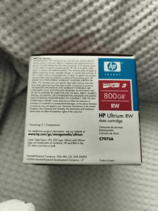 Cartucho HP Ultrium RW 800GB