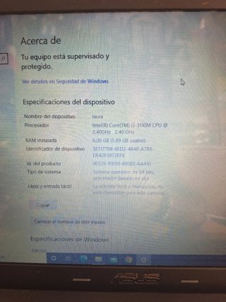 Portátil Asus  LEER DESCRIPCIÓN ***