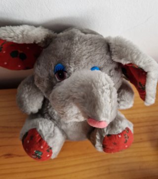 Lote 3 peluches elefantes