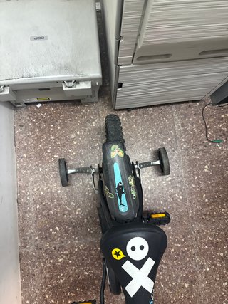 Bicicleta infantil azul