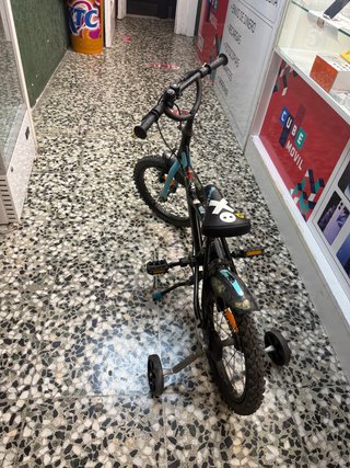 Bicicleta infantil azul