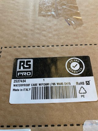 : Maleta RS PRO 2537434 Negra