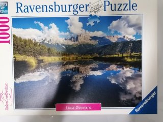 Puzzle Ravensburger 1000 pezzi Montagna Lago