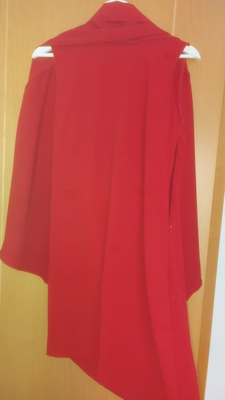 Vestido corto capa ZW Collection rojo