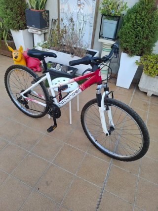 Bicicleta Rockrider 26 Blanca Mujer
