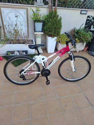 Bicicleta Rockrider 26 Blanca Mujer