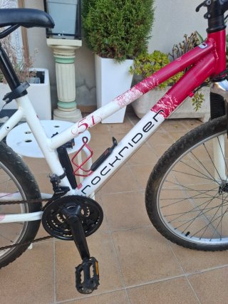 Bicicleta Rockrider 26 Blanca Mujer