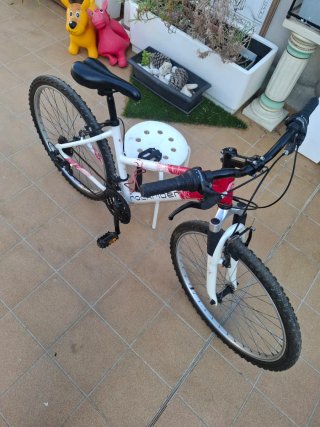 Bicicleta Rockrider 26 Blanca Mujer