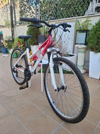 Bicicleta Rockrider 26 Blanca Mujer